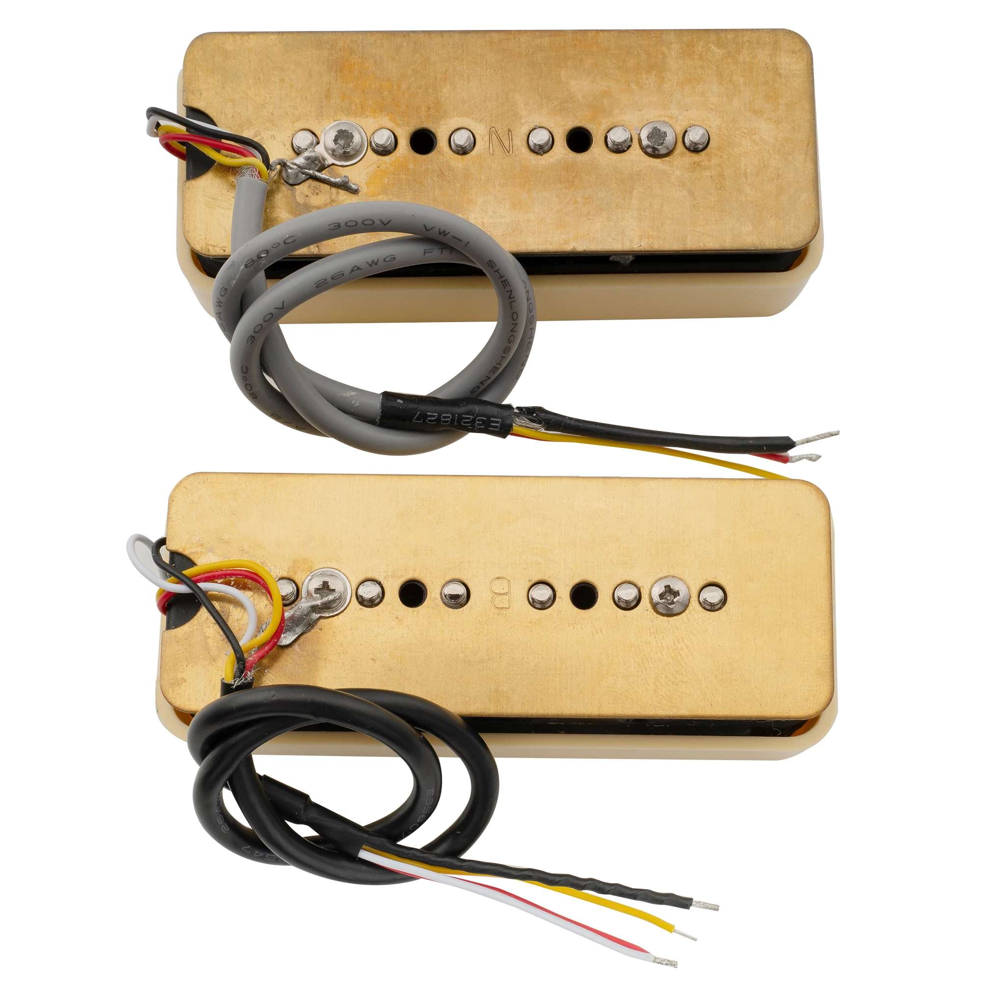 Wilkinson M Series Stacked P90 Soapbar Keramik-Einzelspulen-Tonabnehmer in Humbucker-Größe, Halssteg-Tonabnehmer für SG LP-E-Gitarre – Detail 16