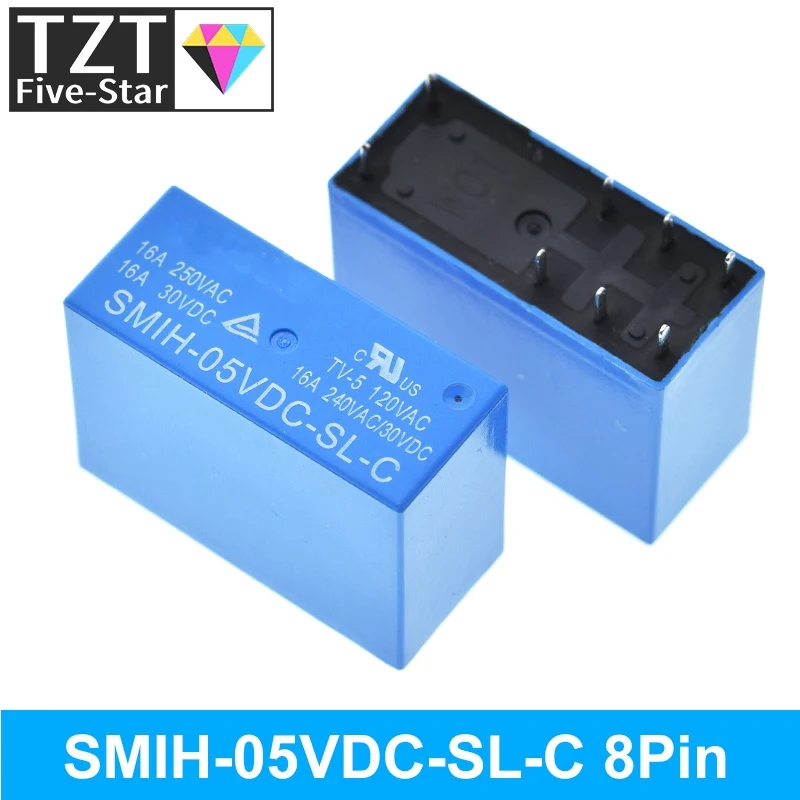 1/3PCS SMIH-05V 12V 24VDC-SL-A -SL-C 6-pin/8-pin Relais 250V 16A SMIH-05VDC-SL-A SMIH-12VDC-SL-A SMIH-24VDC-SL-A SMIH-05VDC-SL-C – Detail 10