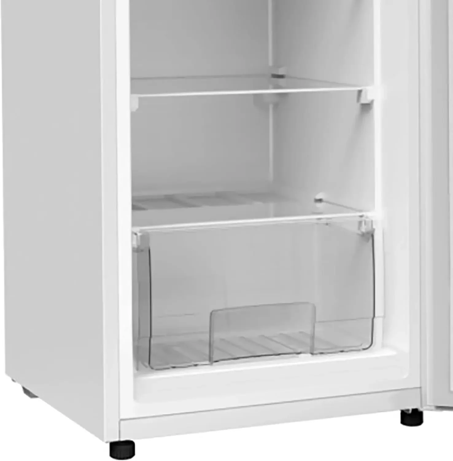 Beach HBFRF6892-WHITE HBFRF6892 Upright Convertible Fridge/Freezer-Reversible Door-Removable Glass Shelves-Adjustable Controls-6 4