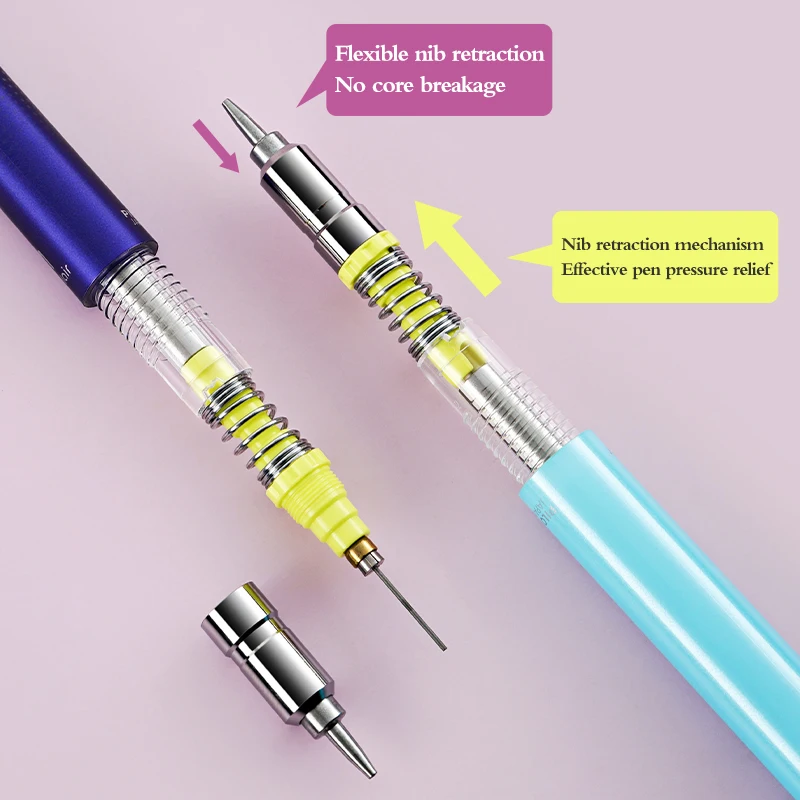 PILOT 기계식 연필 Mogulair HFMA-50R, 낮은 중심 중력 학생 스케치 드로잉 문구, 학교 용품, 0.5mm, 1 개