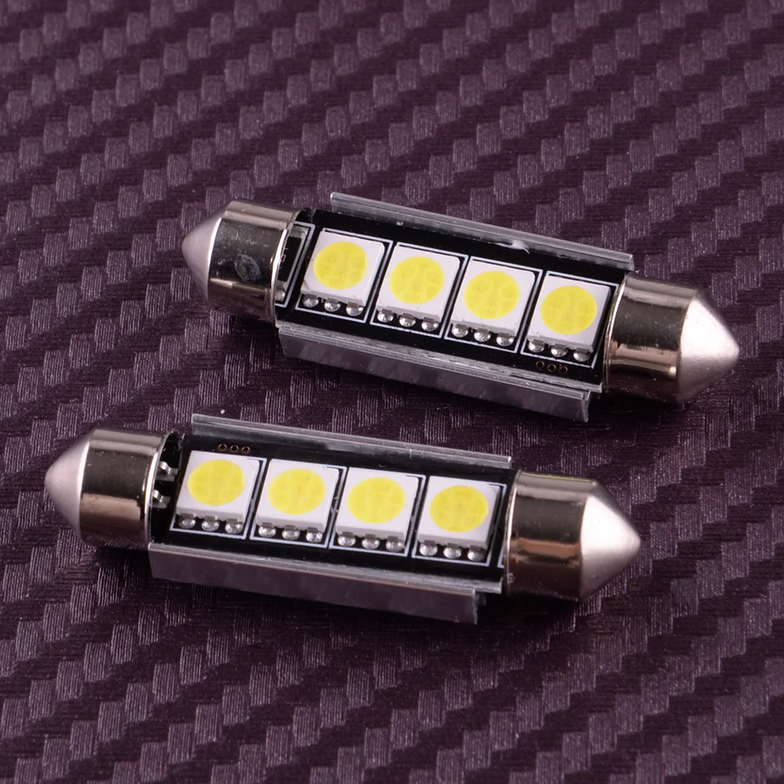 2Pcs LED White Interior Dome Lights Bulbs Fit for Kenworth T660 T600 T2000 Aluminum 12V