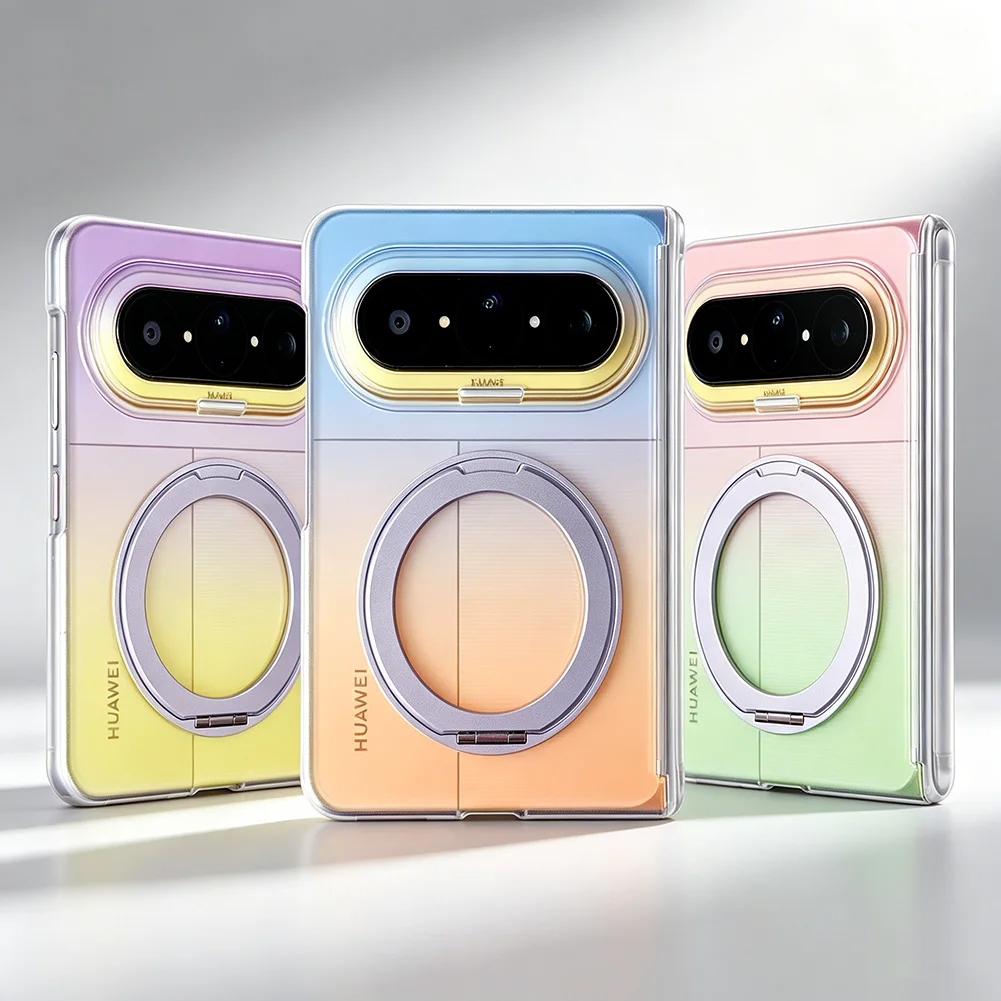 Magnetische Handyhülle Mit Ringhalter Für Huawei Pura X Max_voghion.com