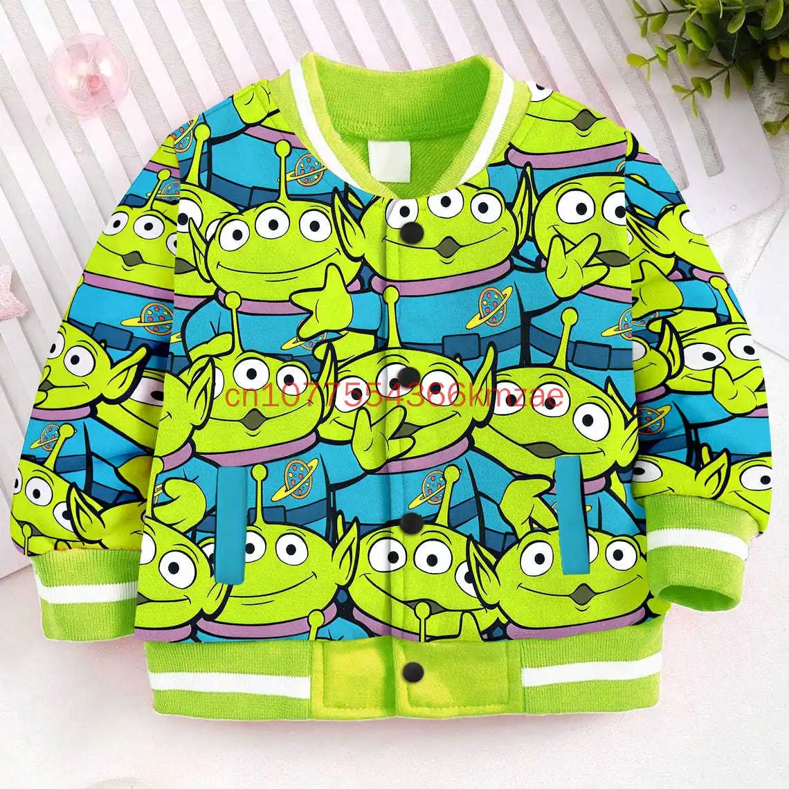 Toy Story Buzz Lightyear Bomber Jacket Kids 's Autumn Baseball Jacket Coat Cartoon Streetwear Harajuku Bomber College