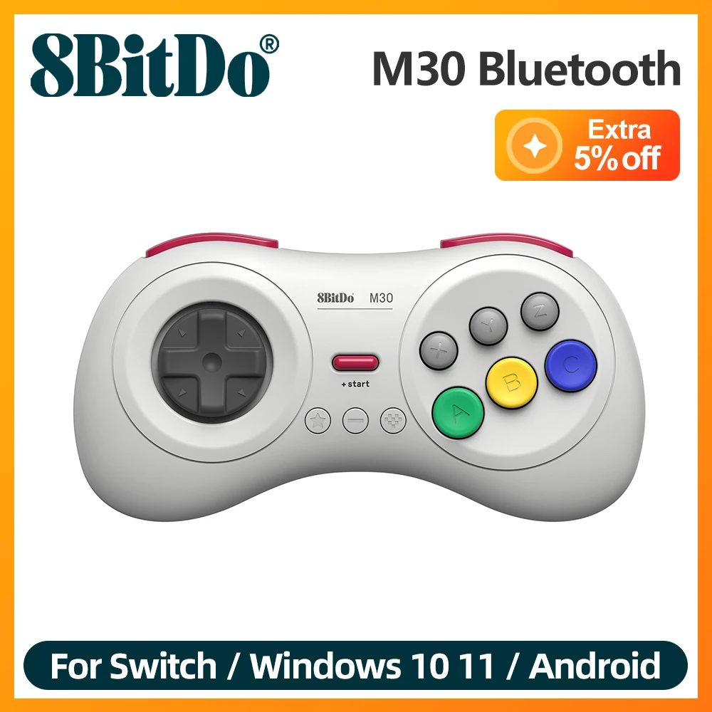 8Bitdo M30 Bluetooth Controller Gamepad for Nintendo Switch PC