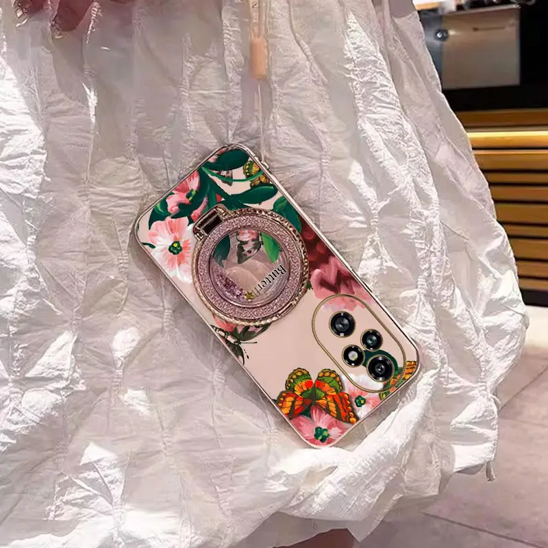 Vibrant Butterfly Plating Phone Case