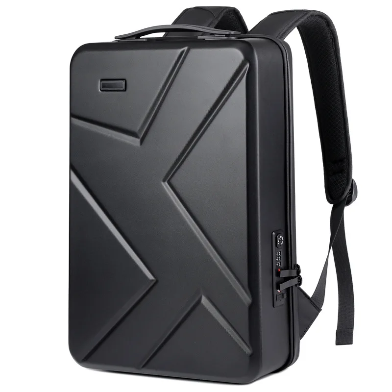 New ABS Hard Shell 17 Inch Laptop Backpack For Men Waterproof