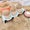 Children Beach toys play sand wheat straw material ice cream toys digging sand tools environmental Nordic wind outdoor 2