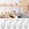 Mini Hanger for Wardrobe Connector Hangers Save Wardrobe Space Hook Up Cascading Plastic Coat Organizer Clothing Storage Home 2