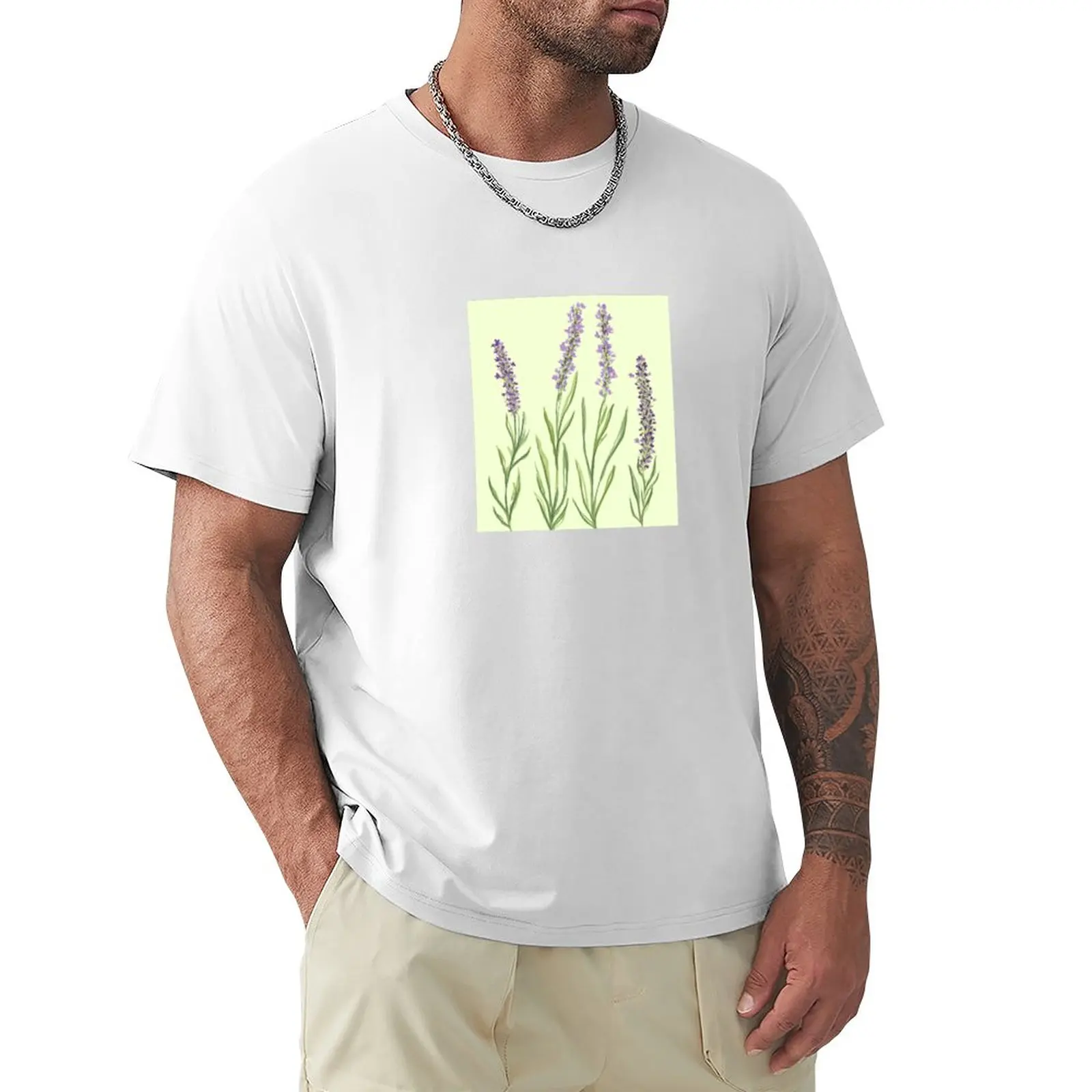 

Lavender T-Shirt vintage cute clothes sweat plain t shirts men