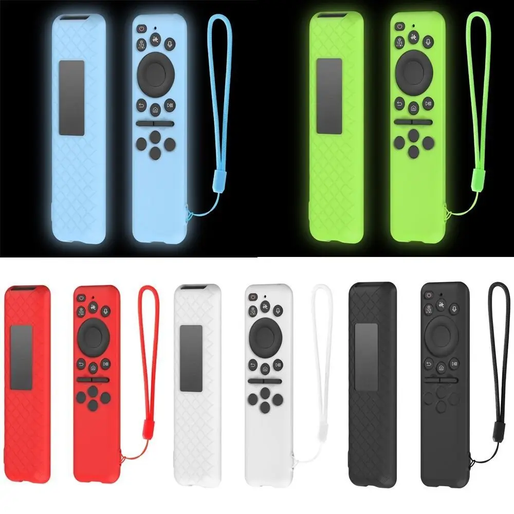 Silicone Protective Case with Lanyard Protector Remote Controller Cover for Samsung BN59-01432A/BN59-01480L