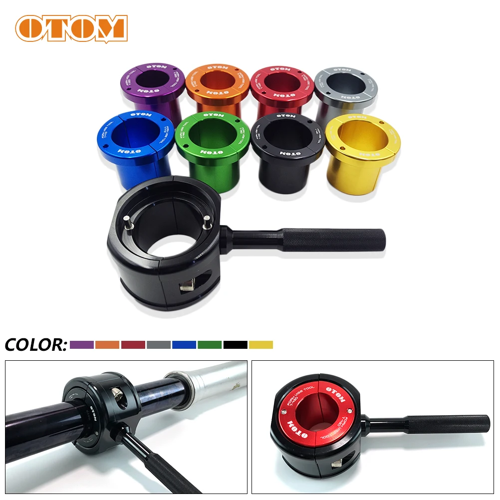 OTOM Universal Motorcycle CNC Aluminum Fork Vise Tool Configure