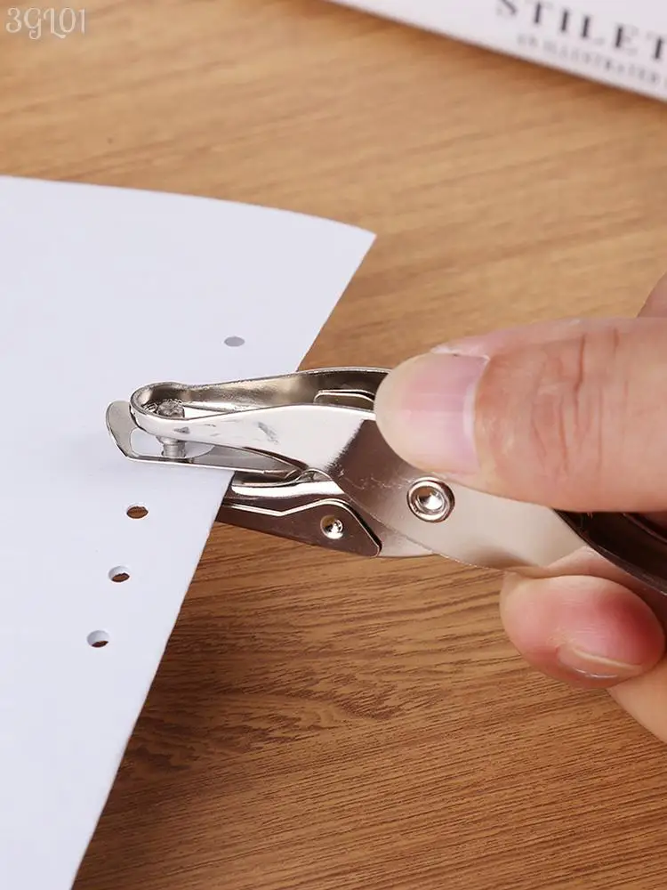 Portable Single Hole Puncher Paper Material Scrapbooking Handheld Metal Craft 6/3MM paper punch hole punching tools paper craft punch circle hole punch