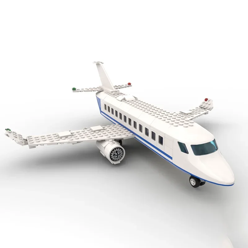 Moc 빌딩 벽돌 여객기 모델 기술 항공기 모듈 형 블록 건설 장난감 DIY 세트 조립 선물