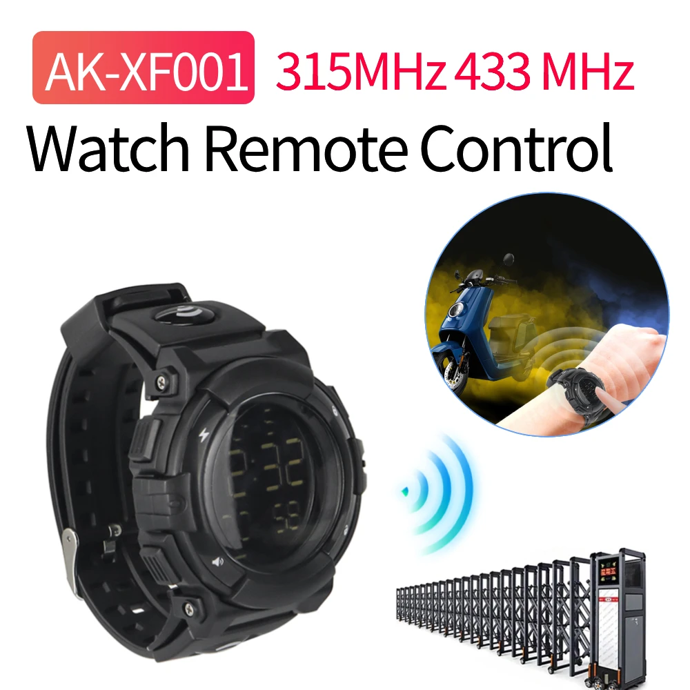 Smart Watch Clone Remote Control 315MHz 433 MHz Key Duplicator with NFC Cloning Car Key for Electric Vehicle/NFC Access Control