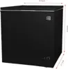 RFRF710-BLACK Chest Freezer Up To 197 L 7 Cu. Ft. Capacity Black External Temperature Control Easily Adjust The Temperature with 2