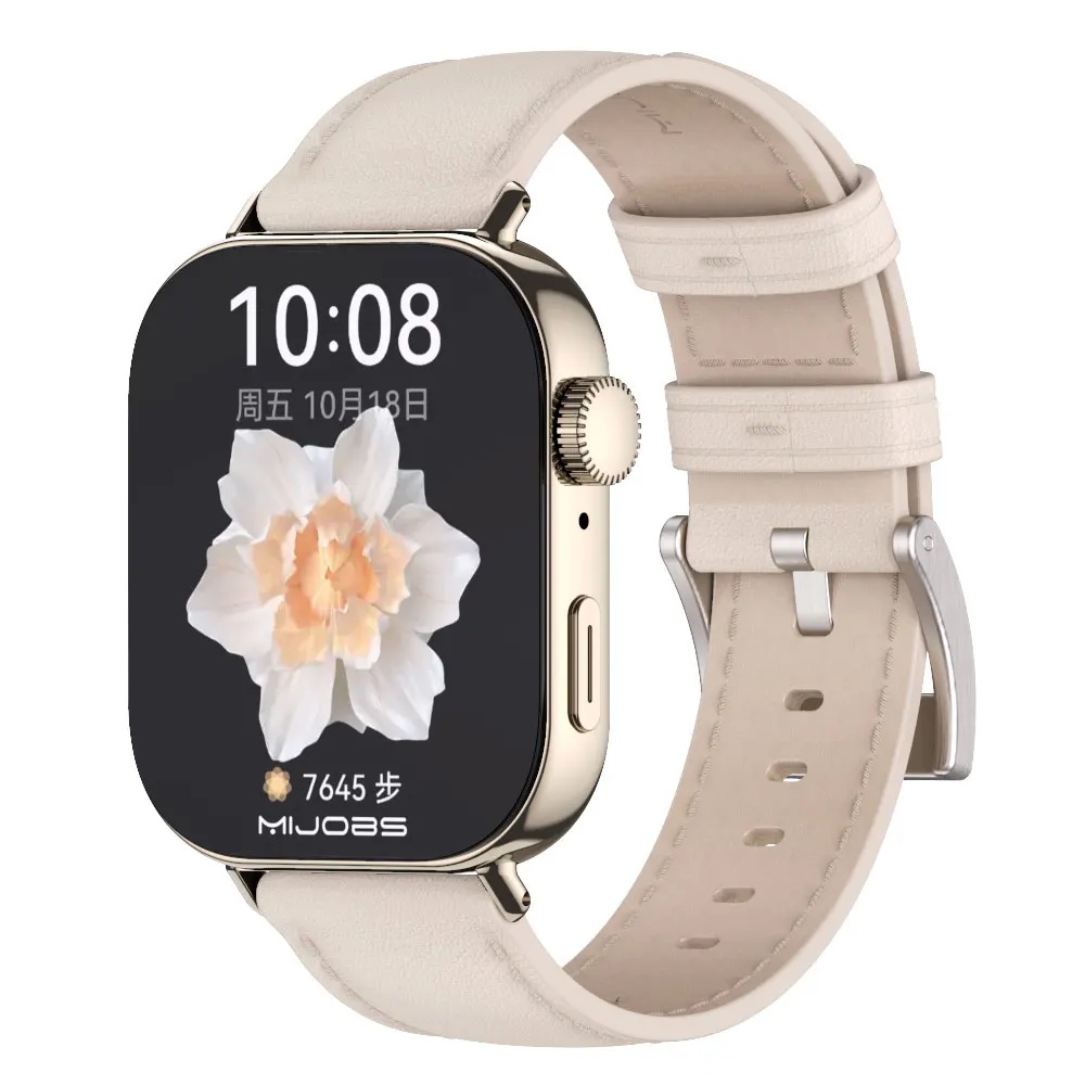 Premium Leather Wristband for Smart Watch - Soft and Durable Strap Accessory