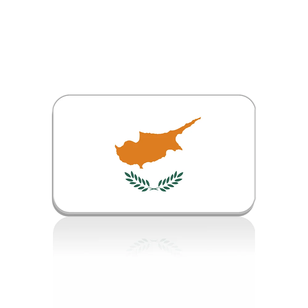 

10Pcs Cyprus Flag Brooch Vintage Lapel Pins For Backpacks Hat Clothes Patriotic Trinket Acrylic Jewelry Badges