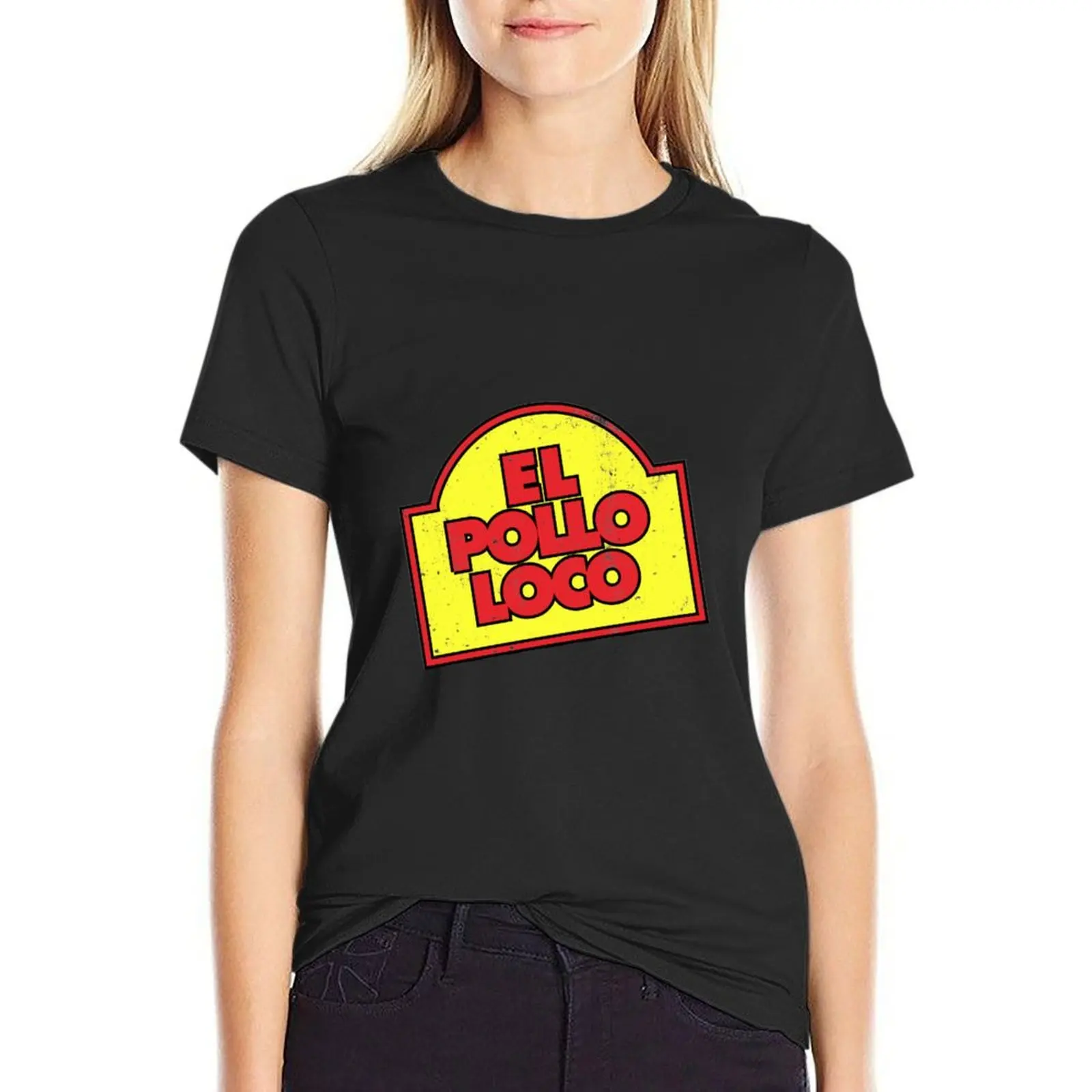El Pollo Loco 90s Throwback Essential T-Shirt animal prinfor vintage clothes blanks fashion woman blouse 2024