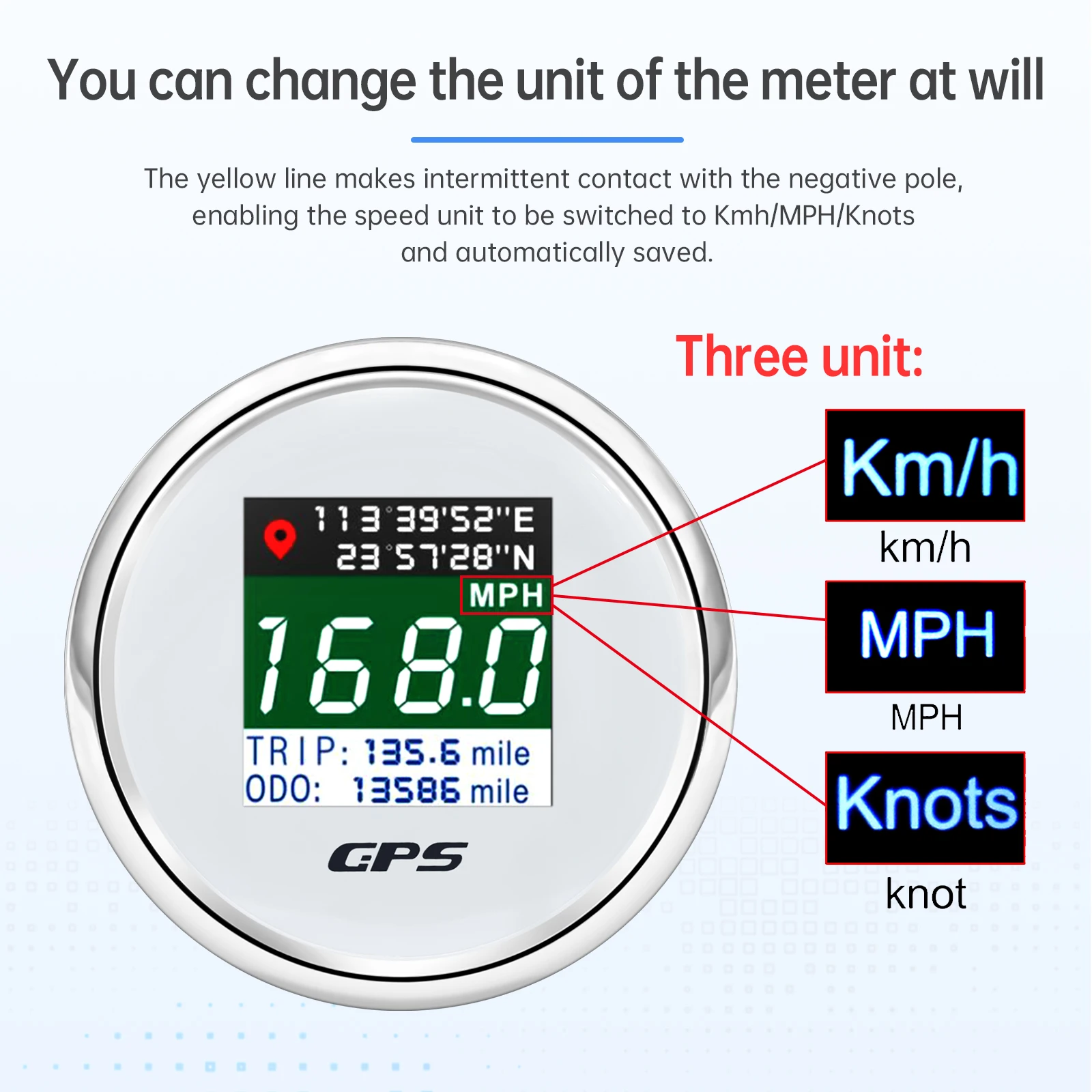 Generic 6 Gauge Set 52mm Gps Speedometer Gauge Tachometer Water Temp ...