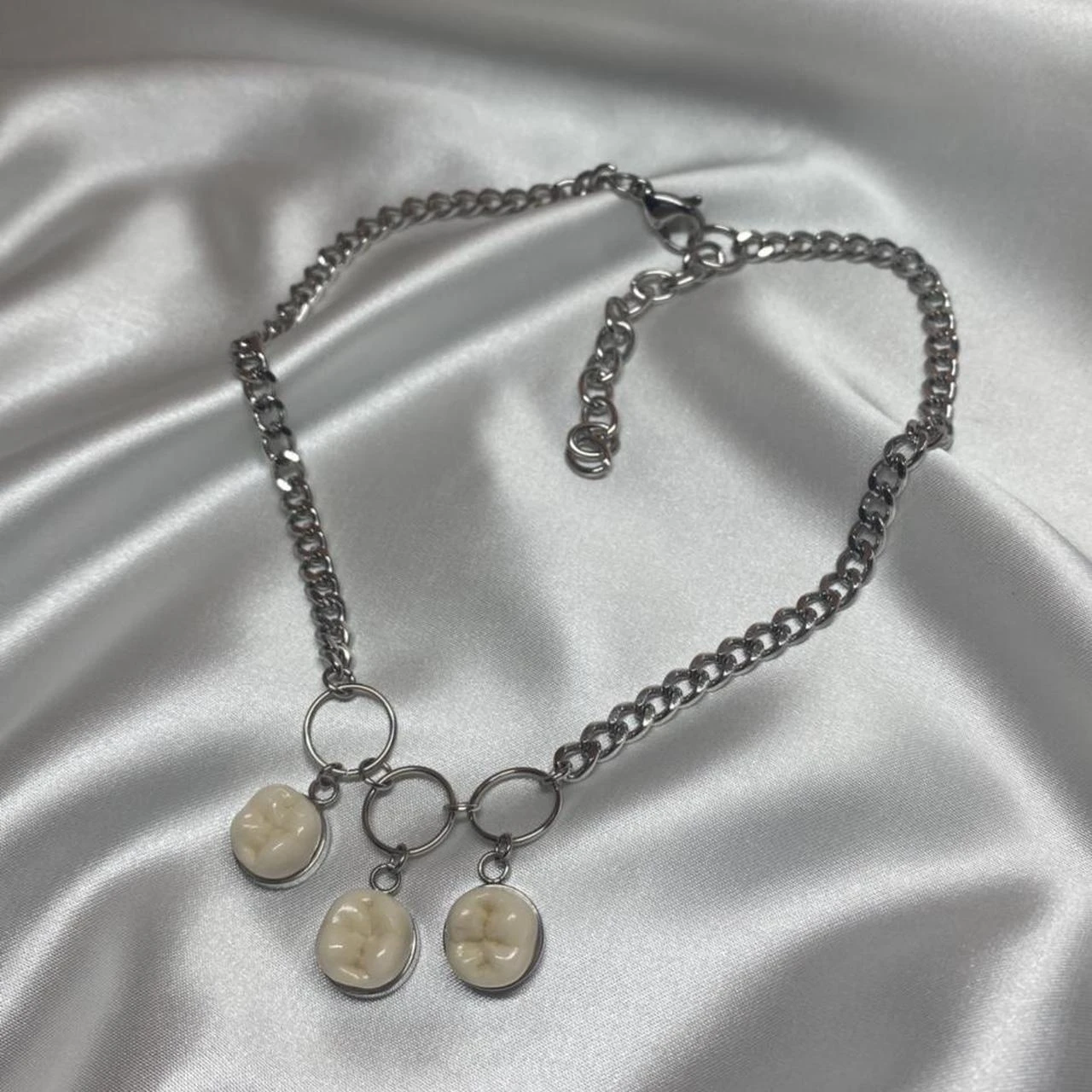 Stainless Steel O Ring Molar Necklace Pendant Necklaces Aliexpress