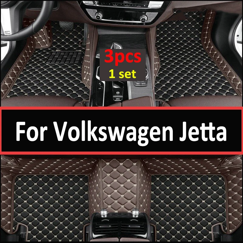 

Leather Car Floor Mats For VW Volkswagen Jetta Vento A7 2019 2020 2021 2022 2023 Leather Car Matt Interior Parts Car Accessories