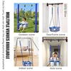 Baby Swing Chair Comfortable Sturdy Harmless Adjustable Sling Chair Toys Indoor Outdoor Home Canvas Kid Swing Set Playground 2