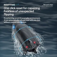 Rc Boat High Speed Racing Ship 25Km/h Waterproof Rechargeable Model Electric Radio Remote Control Speedboat Toys for Boys Gift 6