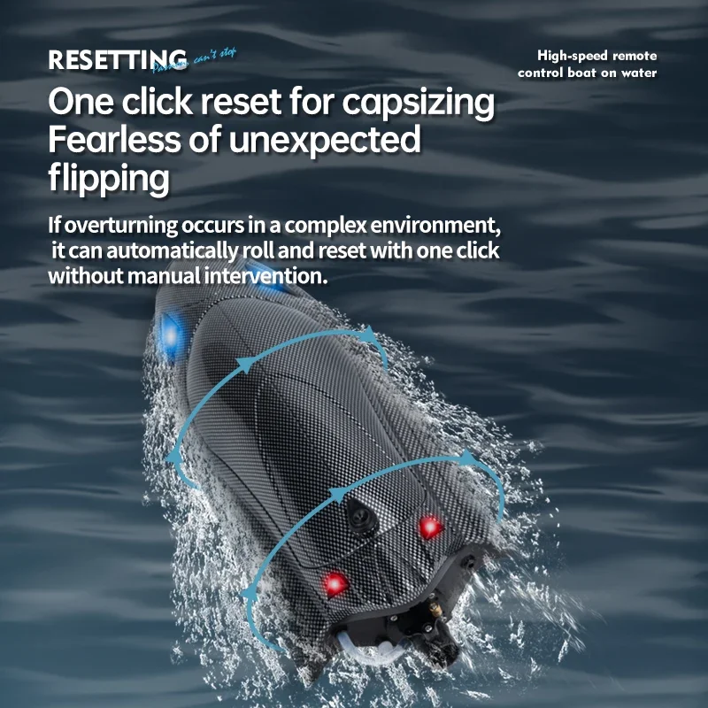 Rc Boat High Speed Racing Ship 25Km/h Waterproof Rechargeable Model Electric Radio Remote Control Speedboat Toys for Boys Gift 6