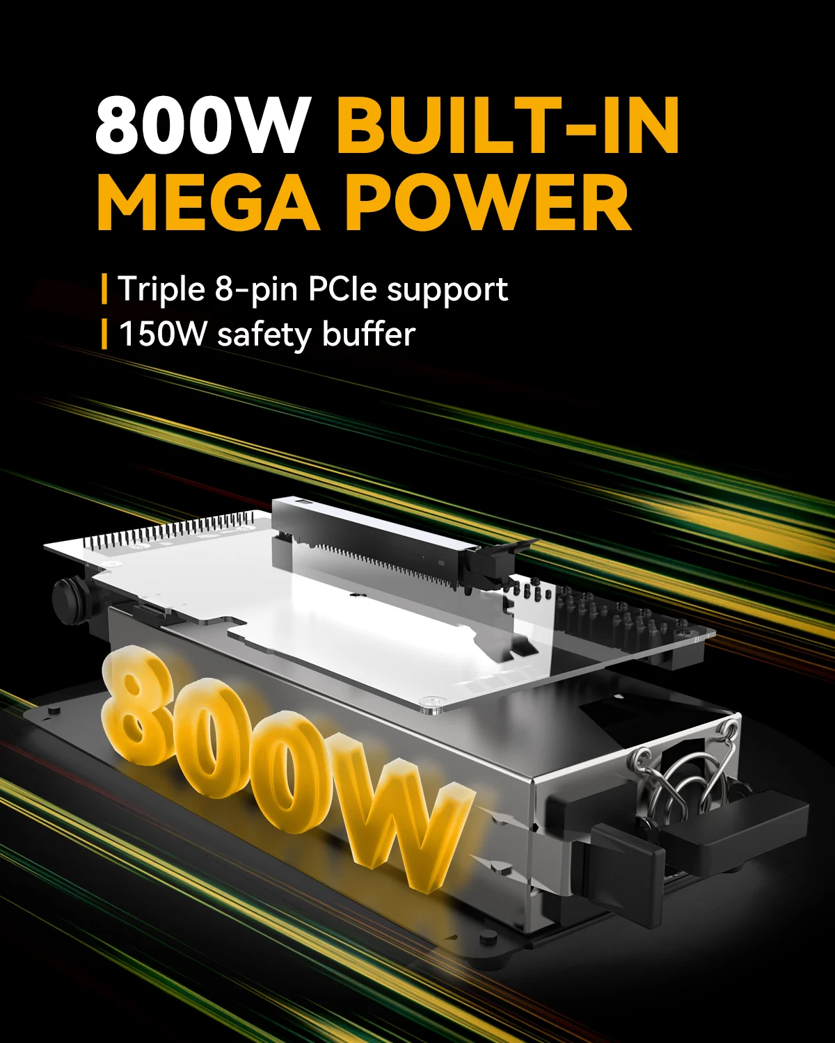 GTBOX G-DOCK EGPU ドック OCulink USB4 ポート付き、ゲーム PC EGPU