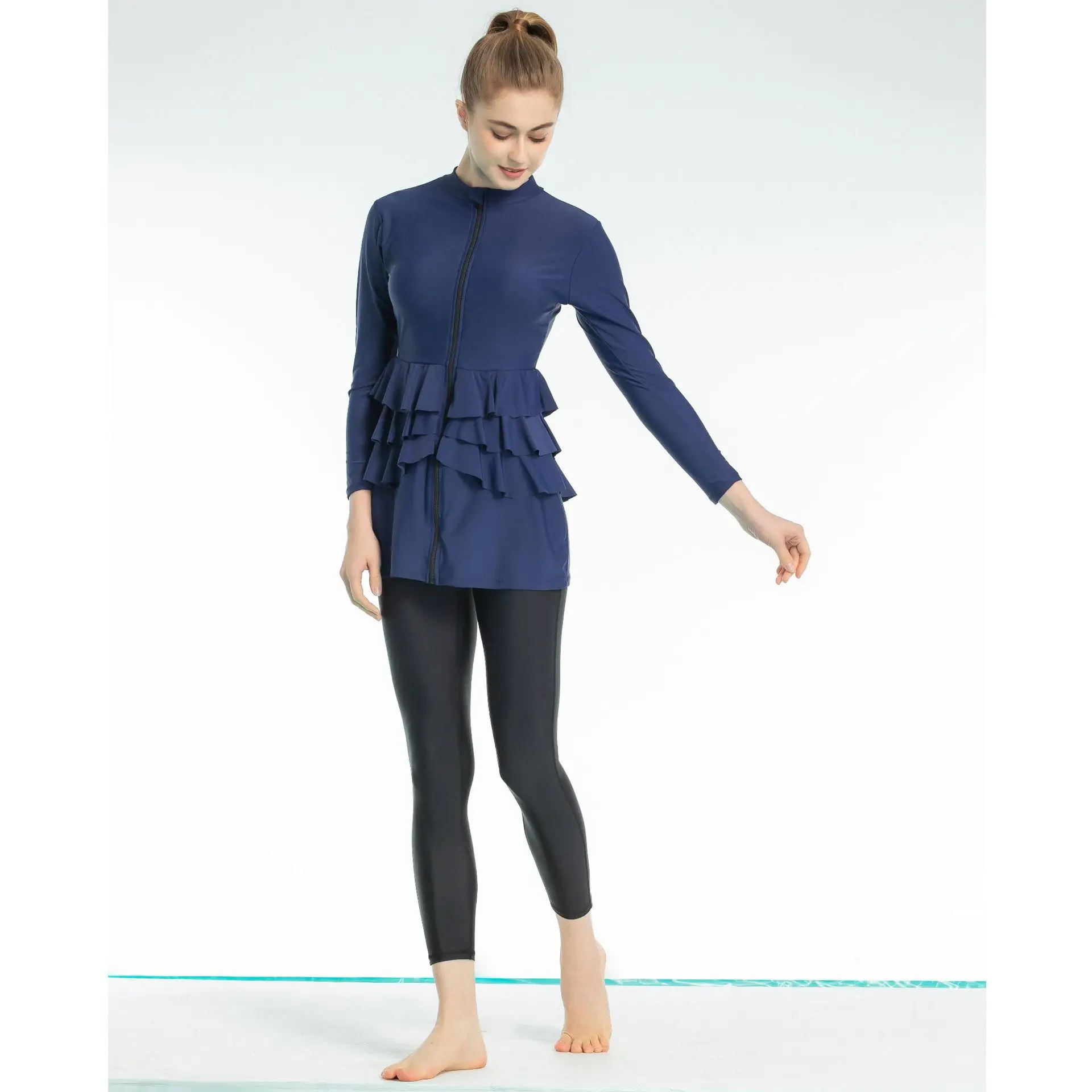 Swimsuits for Hijabis Southeast Asian Middle Eastern Muslim Swimwear Conservative Swimwear Turkish Burkini Suit Separates