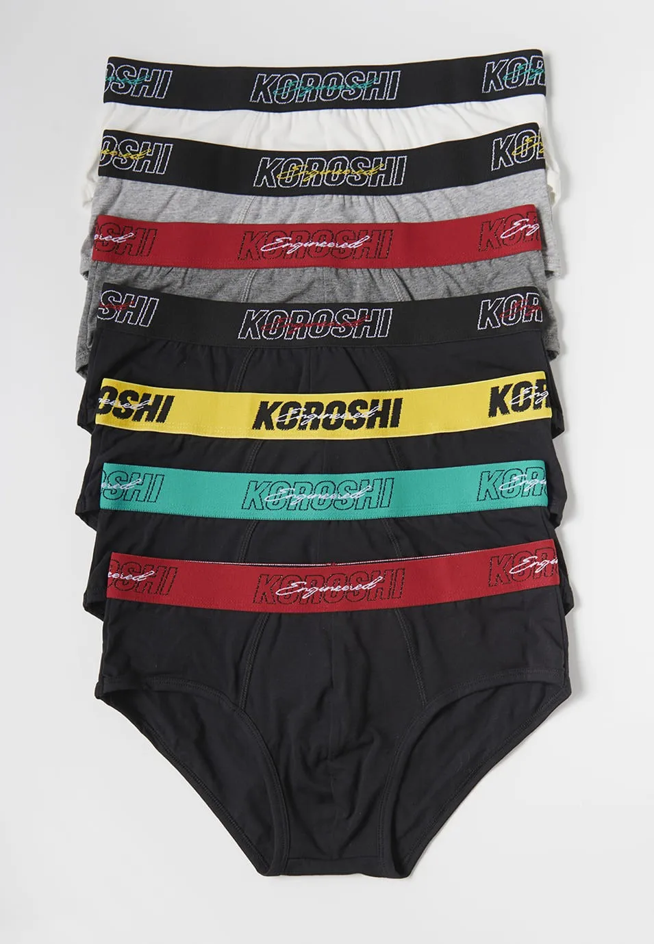 Men's 7-Pack slip briefs-Koroshi - AliExpress