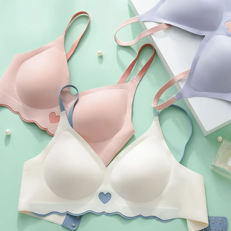 High-quality Seamless Underwear Women's Comfortable Gathered Breathable Breasts Sexy Beautiful Back Sports Bra Thin Section