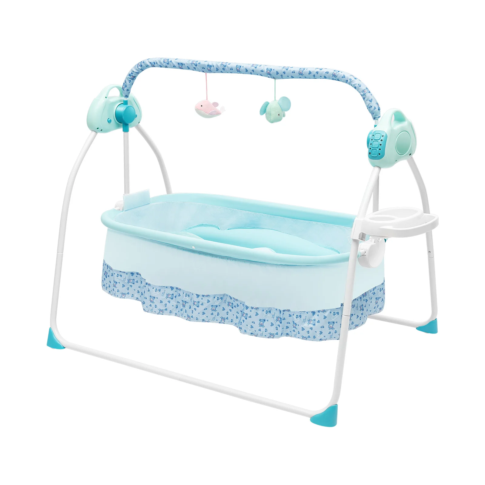 Electric Baby Cradle Swing Bed with Music & Remote