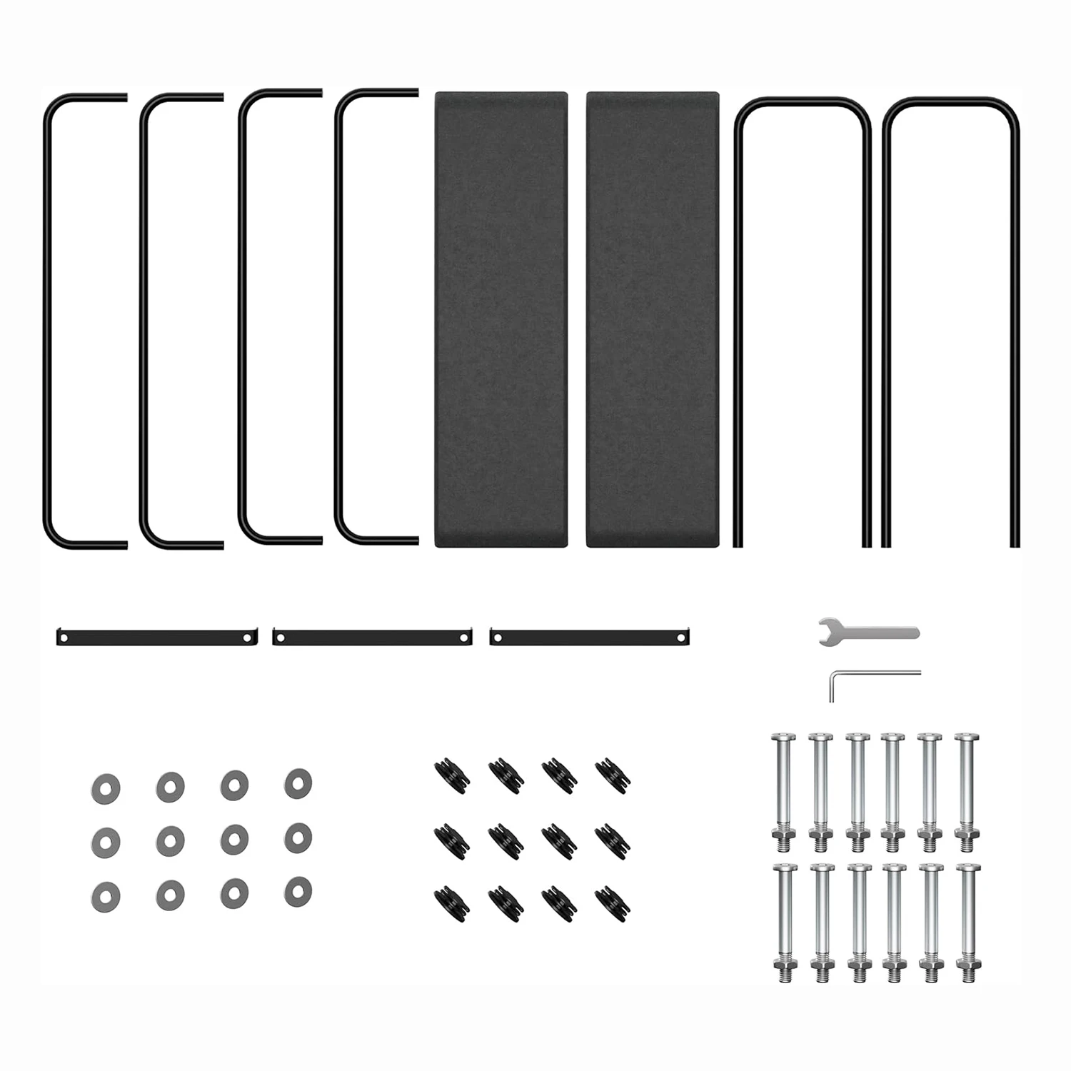 4FT/8FT Brennholzregal für den Außenbereich zur Aufbewahrung von Holzstämmen verschiedener Größen, robuste Feuerholzregale, Metallaufbewahrung, Stapler, Organizer – Detail 17