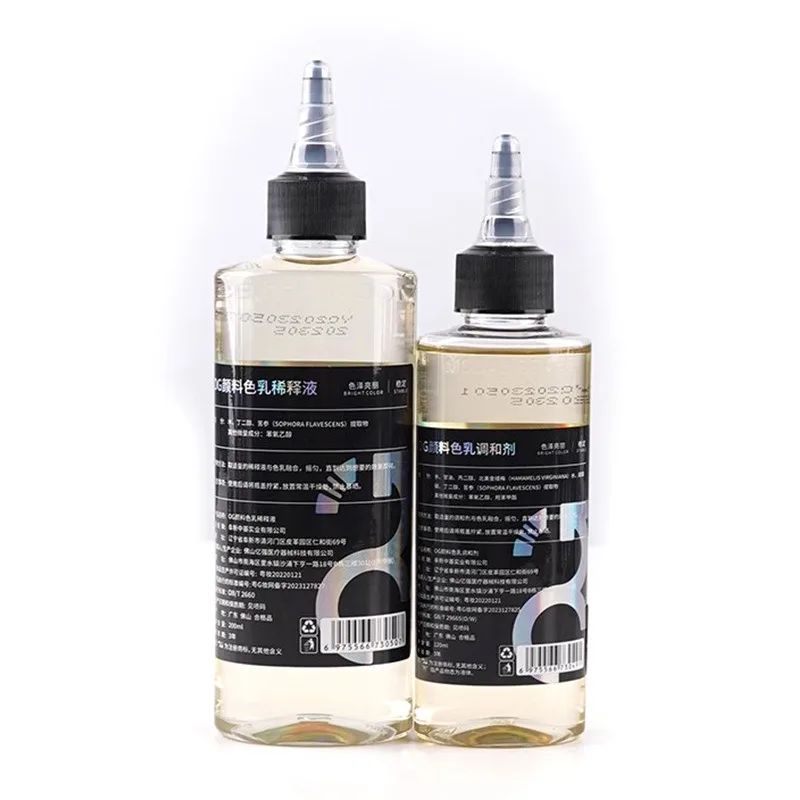 200ml8oZ Color Mixture Tattoo Ink Diluent Tattoo Pigment Professional Color Matching Accessory Tool Artist Recommendation
