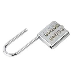 Cadenas à combinaison de boutons poussoirs à 5 chiffres, cadenas de grande taille, serrure à numéro de bagage, Code de voyage, accessoires de voyage 