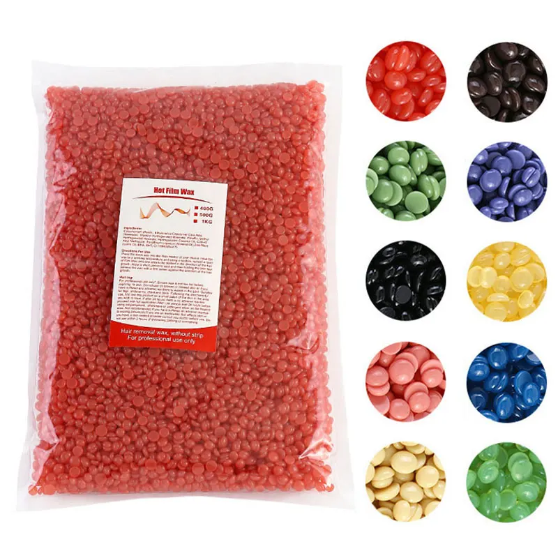 

Sdatter 1000g Hard Wax Beans Solid Hair Remover No Strip Depilatory Hot Film Wax Bead Hair Removal for Full Body Bikini Face Leg