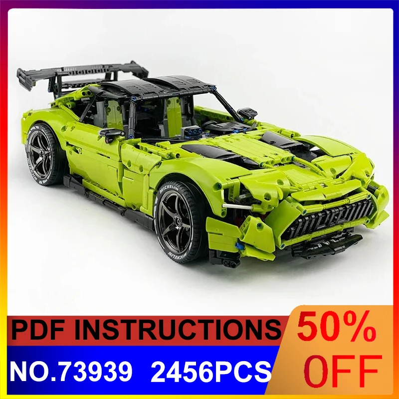 

MOC-73939 New Technical Super Sports Car Compatible 42115 Model Building Blocks Bricks Educational Puzzle Toy Birthday DIY Gifts