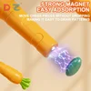 Rabbit Magnetic Drawing Board Carrot Magnet Pen Kids Reusable Drawing Toys Baby Beads Painting Doodle Sketch Pad Children Gift 3