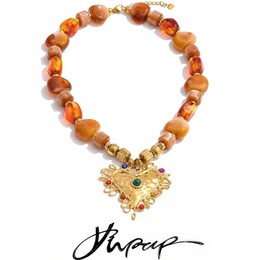 Yhpup Handmade Statement Necklace