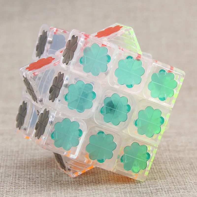 Moyu Cubing Classroom Crystal Cube Cloverleaf Speedcube 3x3 Science Education Intelligence Student Competition Toys 2