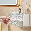 Glacial Tissue Box Wall-mounted Paper Box Household Kitchen Napkin Box Light Luxury Face Towel Storage Box 3
