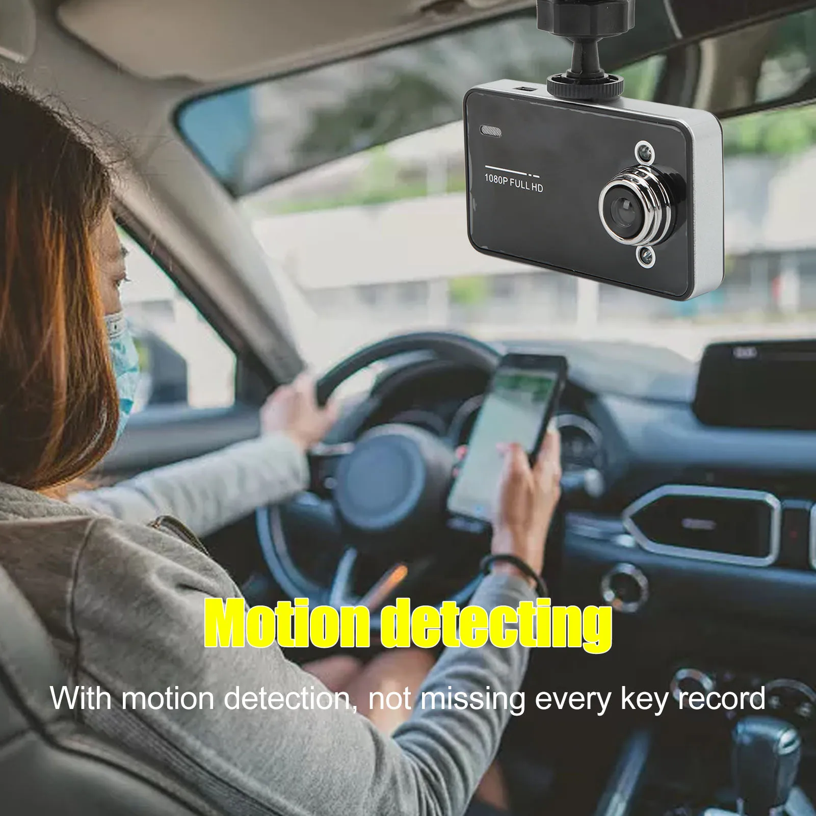 Car Camera Recorder HD 1080P Driving Recorder K6000 HD 1080P Driving Car Monitoring Camera DVR Vehicle