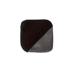 Portable Dual - Sided Microfiber Screen Cleaning Cloth for Electronics and Glasses (BlackNgray)