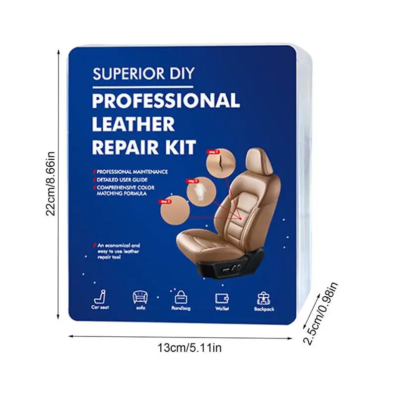 Car Leather Repair Kit 7 Colors Sofa Leather Repair Furniture