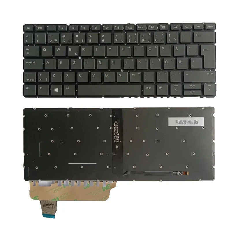 Tastiera Sostitutiva Con Layout Sd Nera Per Hp Elitebook X360 830 G5 830 G6
