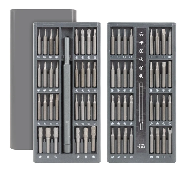 Jeu de tournevis de précision magnétique 25/63 en 1, Mini Kit d'outils pour la réparation de téléphones portables et PC, matériel professionnel avec embouts hexagonaux Torx 1