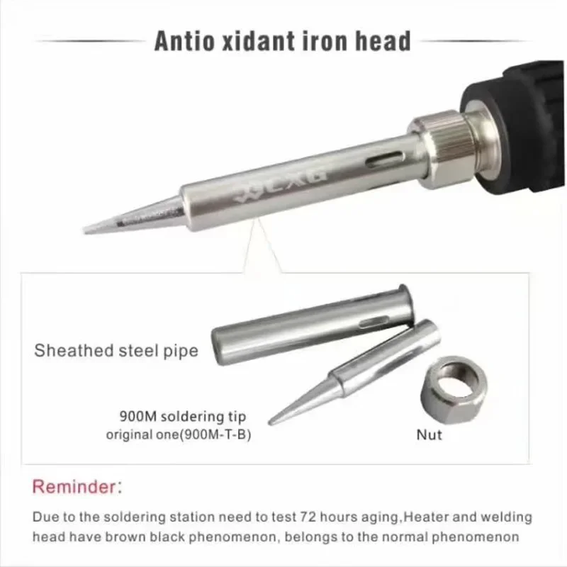 110V/220V EU/US/AU ROHS CXG E60WT/90WT/110WT LCD Temperature Digital LED Adjustable Electric Soldering Iron+tips soldering iron electric soldering iron soldering iron kit soldering iron set