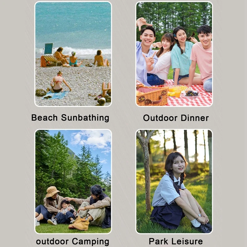 1PC Seat Cushion Outdoor Foldable Thermal Seat Pads Outdoor Foldable Seat Mat Waterproof Portable for Outdoor Playground Garden 6