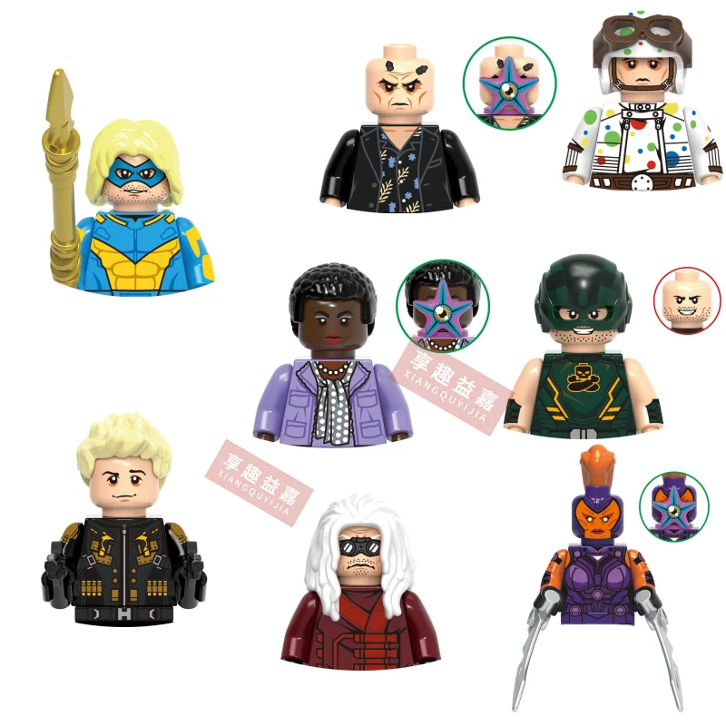 Mini action toy figures Building Blocks  Suicide Squad Movies dolls Educational assemble Toys Gifts For Children Mongul G0106 boyu mini cartoon anime figures model building blocks diamond bricks assemble educational building toy for boys children gifts